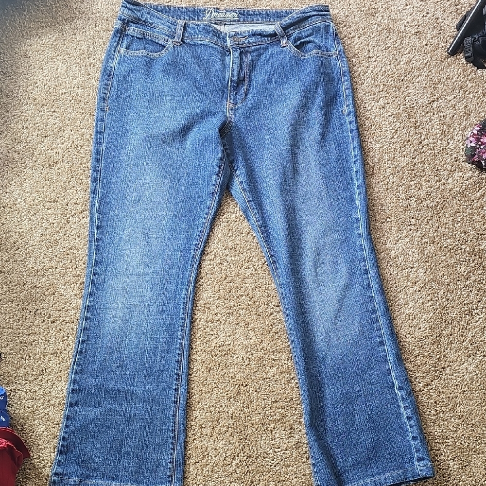 Old Navy Women's‎ Straight Leg Blue Jeans